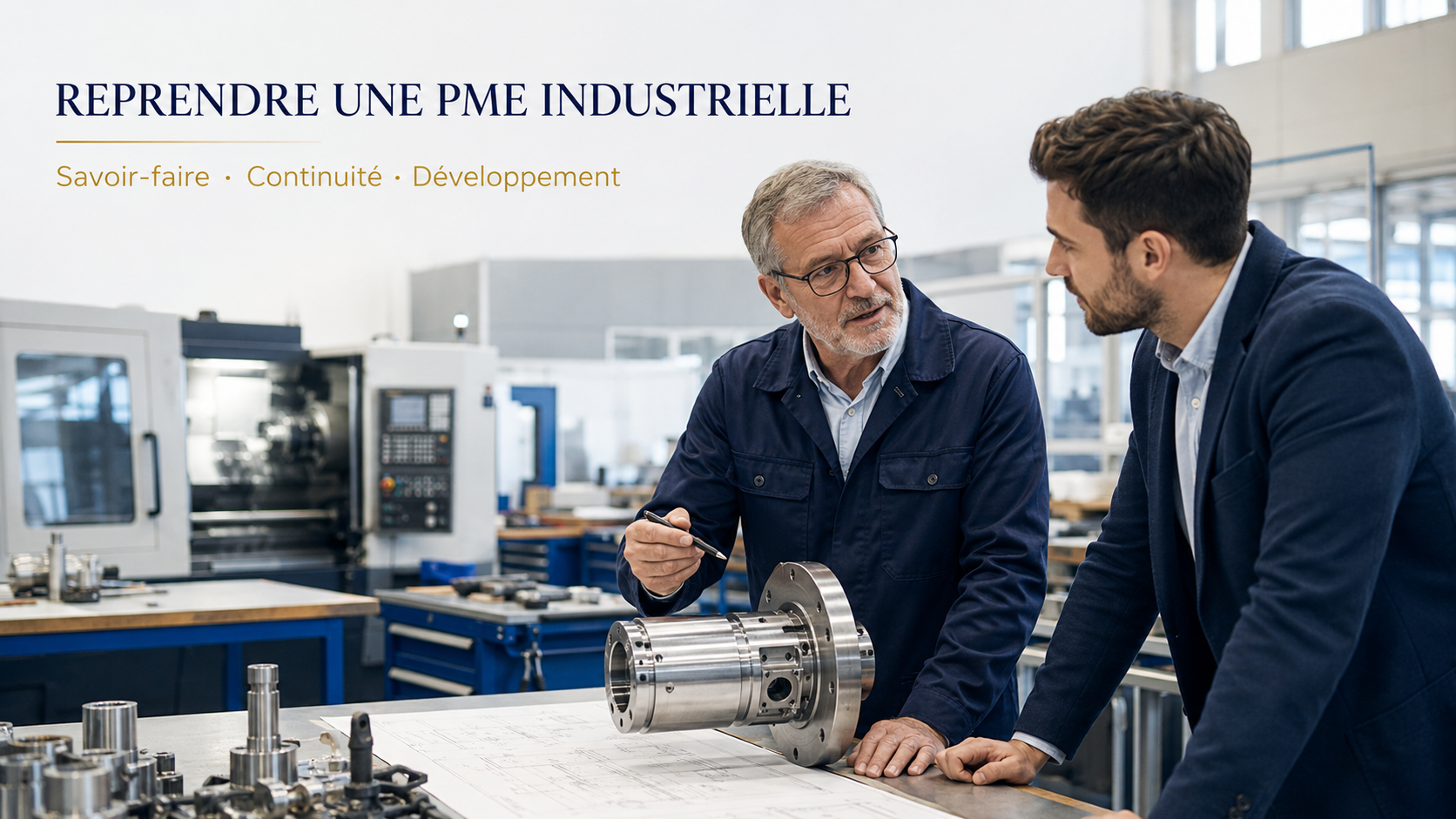 Reprise d’une PME industrielle et transmission des savoir-faire